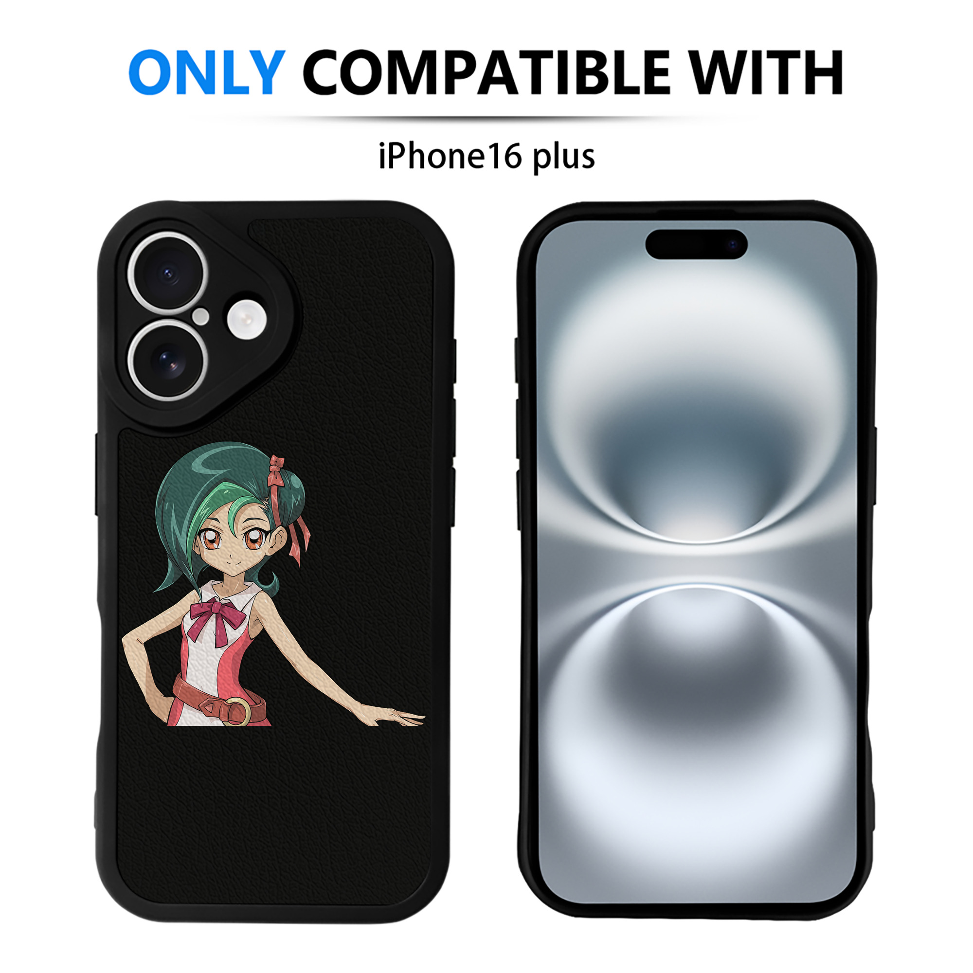 （画像用） 遊☆戯☆王 Yu-Gi-Oh! 【iPhone 16シリーズ対応】シリコンスマホケース（レザー調） 材質：シリコン